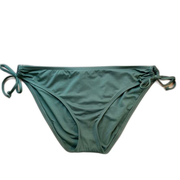 Kona Sol Bikini Bottom w/ Keyhole side ties, Palm Green, Size: XL - Picture 7 of 9